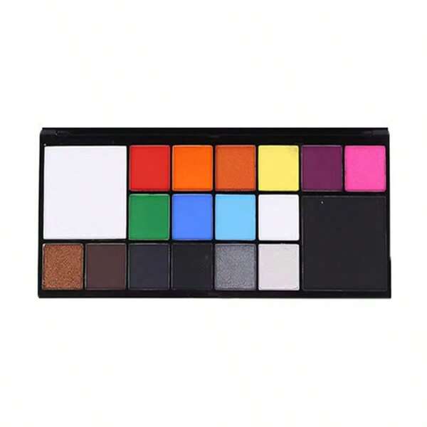 18 Colors Water-Soluble Face Painting Pigments, Student Hand-Painted Face Painting Makeup, Fan Support Painting, Suitable For Halloween, Christmas, World Cup, Makeup Video Challenges,For School Supplies,Back To School