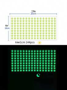10/122/212pcs Glow In The Dark Star Wall Decals - Removable Night Light Stickers For Kids Bedroom, Nursery, Dorm DIY, Switch Decor & Halloween/Christmas Galaxy Project (8 Sizes Self-Adhesive) Home Decor Halloween Decor Room Decor Wall Decor Wall Stickers Living Room Decor Halloween Decorations Halloween Decoration