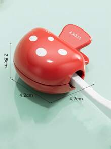 Nuevo soporte para cepillo de dientes con forma de hongo, estuche de viaje para cepillo de dientes, protector a prueba de polvo para la cabeza del cepillo de dientes, tapa protectora con clip, caja de almacenamiento para el hogar y exteriores, temporada de regreso a clases