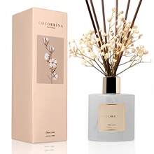 10/20/30/40/50pcs Preserved Flower, Cotton & Reed Diffuser Set, Clean Linen Scented Essential Oil Diffuser With Rattan Sticks For Bathroom Shelf Decoration