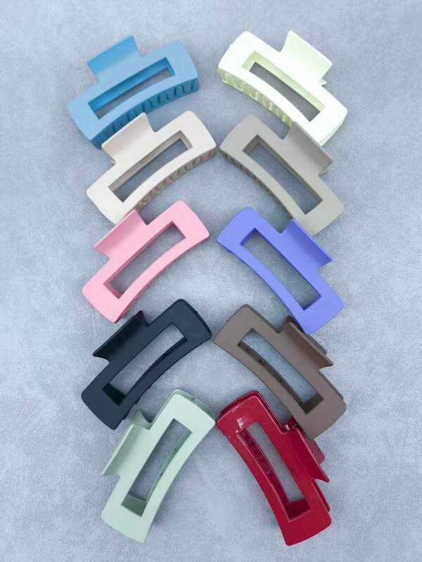 10 Pieces / 5 Pieces / 1PC Minimalist Dark Series 10.5 Cm Square Hairpins, Women's Hair Accessories, Headwear, Placed At The End Of The Hair, Firmly Fixes The Hair And Does Not Fall Off