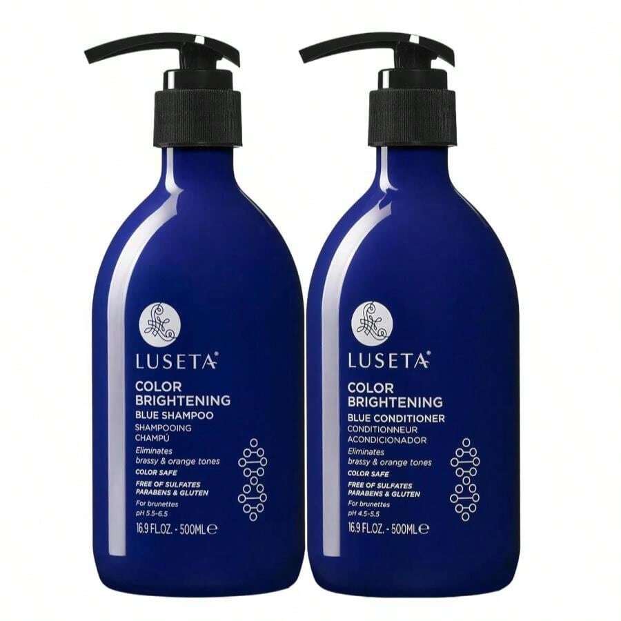 Luseta Rosemary Mint Shampoo And Conditioner Set Travel Kit Strengthen And Nourish Thinning Hair Reduce Frizz For Women And Men 2 X 101oz