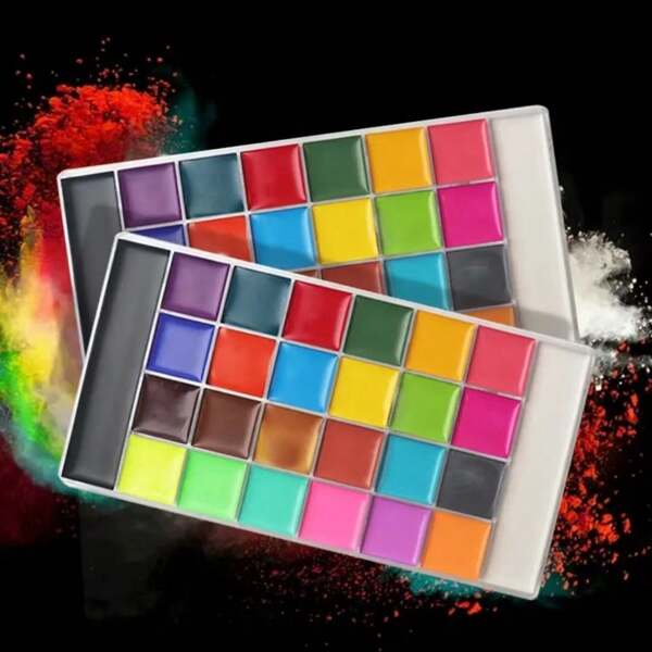 20/26 Colors Face Painting Crayons, Vibrant & Highly Pigmented Face Paint Suitable For Street Performance, Body Art, Halloween, Christmas, Independence Day, World Cup,For School Supplies,Back To School