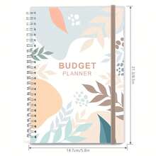 Budget Planner - Monthly Financial Organizer With Expense Tracker Notebook, Effectively Manage Your Money, Undated Financial Planner/Ledger, Start Anytime, A5, Tree Branch - A5 - View 2
