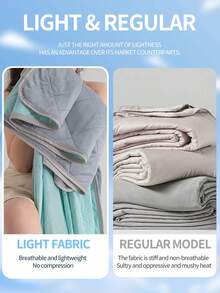 1. Cooling Blanket - Lightweight Summer Cooling Blanket, Suitable For Those Who Feel Hot, Can Lower The Temperature By 3-5°C Compared To Traditional Cooling Blankets. - Large/Small/Double Size - Machine Washable - Ideal For Camping, Air-Conditioned Rooms, And Night Sweats (5 Color Options) - Cool Silk-light Green - View 3