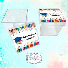10 Lembrancinhas Formatura - Caixinhas Acrílicas Personalizadas - D - Visão 1