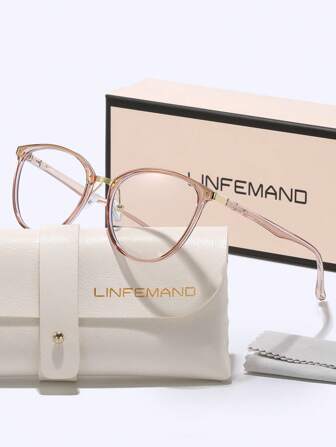  Minimalistyczne, okrągłe okulary przeciwsłoneczne LINFEMAND w modnym stylu dla kobiet, z wiosennymi zausznikami, uniwersalne do pracy i na co dzień, prezent świąteczny