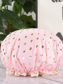 Mũ tắm hai lớp chống thấm nước, mũ trùm tóc co giãn dùng khi tắm cho nam, nữ và người lớn, mũ che mặt chống dầu mỡ (chỉ dùng khi tắm để ngăn tóc ướt, không thích hợp để ngủ), mũ ngủ. - Nhiều màu - Xem 19