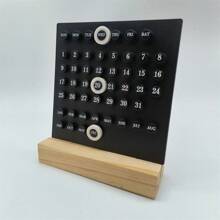 1 Stück Ewiger Planer Kalender - Anpassbares DIY Planungs- und Organisationssystem, kompakter Schreibtischkalender für den täglichen Gebrauch, Ewiges Design - stilvolle Schreibtischzubehör für Heim- und Bürodekoration, ästhetische Dekorationen für eine verbesserte Arbeitsplatzatmosphäre, für Schulmaterial, Schulanfang