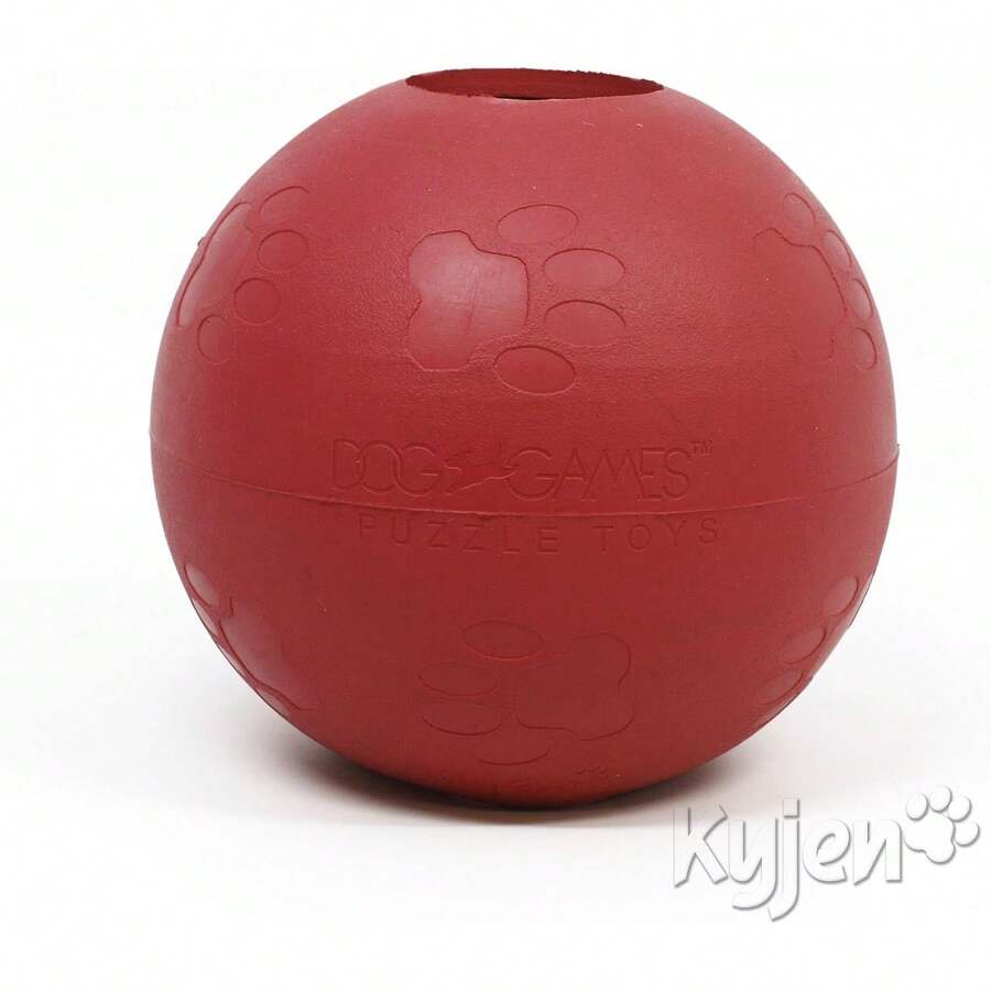 Outward Hound Kyjen 2452 Ball-In-Ball Dog Toy Interactive Puzzle Rubber Tennis Ball Dog Toy, Large, Red - 1 - Xem 1