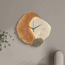 1PC Flat 2D Scandinavian Wall Clock Silent Sweep Movement Frameless Modern Design Ultra-Thin Nordic Style Home Decor For Living Room Bedroom Cafe Office - Noise-Free Slim Battery Operated Minimalist Contemporary Art Timepiece