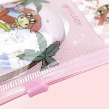 Miniso 1 chiếc móc khóa hình kẹo màu tối mùa hè Melody của Sanrio, thiết kế cửa sổ trong suốt để trưng bày huy hiệu yêu thích, phụ kiện tốt nhất cho ba lô/túi xách hàng ngày. - Hồng - Xem 6