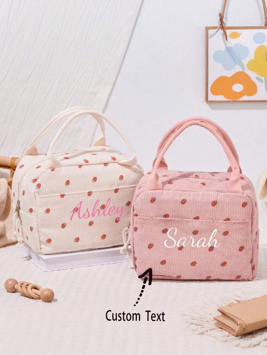 Customized Lunch Box Bags, Personalized Back-School Gifts, Letter Lunch Box Bags And Backpacks, Insulation Lunch Bags, Embroidered Backpacks, Back-School Gifts