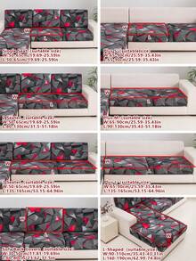 1 chiếc vỏ gối co giãn in họa tiết, vỏ bọc ghế sofa in họa tiết nhiệt đới, vỏ bọc ghế sofa hiện đại chống bám bẩn, bộ vỏ bọc ghế sofa phong cách tối giản, vỏ bọc tựa lưng có độ co giãn cao, phù hợp cho phòng khách, phòng ngủ, bảo vệ ghế sofa ngoài trời, ghế dài hình chữ L, vỏ bọc đệm 1/2/3 chỗ ngồi, trang trí nội thất ghế sofa - Nhiều màu - Xem 5
