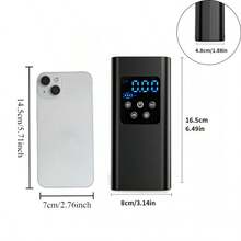 SUITU Portable Tire Inflator/Car Air Compressor - Auto Accessories, 150 PSI Corded/Wireless Handheld Smart Air Pump, Corded Version Without Battery, Wireless Version With 2000mAh Lithium-Ion Battery, 3 Quick Inflation Auto-Off, Mini Electric Car Air Pump, Suitable For Car/Motorcycle/Balloon. Essential For Automobiles.