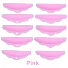 10 Pieces Reusable Eyelash Lifting Kit Silicone Laminating Pad 3D Eyelash Perming Rods Extension Curling Pad Makeup Tool