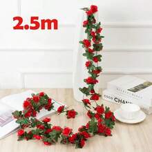 1 件装 Ins 风格人造花藤蔓人造牡丹花多头藤蔓，婚礼拱门必备