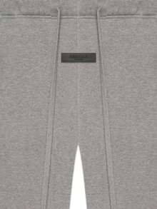 Essentials Sweatpants 'Dark Oatmeal' Grey Cotton Autumn Winter Sport Long Pants - 深灰色 - 查看 4