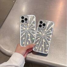 Funda para teléfono 1PC Una funda para teléfono 16Pro adecuada con un patrón de fuegos artificiales de alta gama, que presenta un diseño minimalista con agujeros grandes y resistencia a los golpes. - Colores mixtos 1 - Ver 5