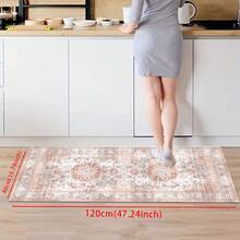 1 tấm thảm nhà bếp nhung sợi nhỏ siêu mềm phong cách Bohemian màu be, thảm nhà bếp nông trại có đệm chống trượt, thảm nhà bếp nhiều màu sắc Bohemian, thảm sàn nhà bếp thấm hút chống trượt hiện đại, thảm hành lang, thảm chạy, thảm nhà bếp nhỏ, thảm khu vực nhà bếp, thảm chùi chân, thảm đứng thoải mái, thảm lối vào, thảm trang trí tiệc tùng, thảm chùi chân lối vào trong nhà, thảm sàn nhà bếp dày mềm mại, thảm trang trí nhà bếp chống trượt - Nhiều màu - Xem 15