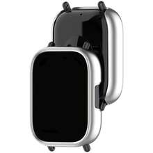 2 件 Redmi Watch 5 Active PC 保护壳，适用于 Redmi 5 Lite 手表的镂空替换壳盖，时尚个性化 - 透明色+銀色[鏤空殼] - 查看 6