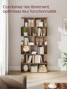 VASAGLE Storage Rack - Brown - View 1