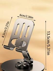 1pc Adjustable & Foldable Mobile Phone Holder, Portable Slouchy Desk Stand, Non-Slip Plastic Tablet Stand, Battery-Free