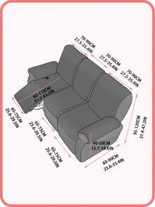 1-Seater + 2-Seater + 3-Seater Elastic Milk Silk Massage Sofa Set, Modern Minimalist Home Decor For Bedroom, Living Room, Dining Room, Pet Friendly - Grey - View 7