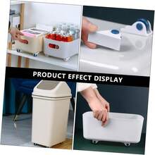 4pcs Self-Adhesive Caster Wheels For Storage Boxes Trash Cans And Furniture Easy Installation And Stable Swivel Casters And Colors