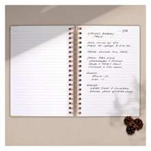 Aesthetic Thick Spiral Notebook Journal For Women In B5 Format - Modern Linen HardcoverRuled Note Book With 300 Lined Pages -For Writing And Staying Organized At Work Or School Beige - 多色52 - 查看 6