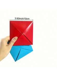 2/4pcs Korean Traditional Game Paper Pulp, Paper Material, Red And Blue Colors, For Family Parties, Team Building, Outdoor Activities