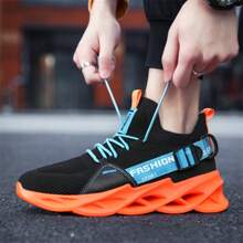 Men's Casual Sneakers Breathable Mesh Shoes Shock Absorbing Flat Outdoor Walking Shoes Lightweight Running Shoes, Size 36-46, Suitable For Couples, Men And Women Sports Shoes