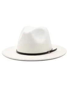 1 Stück Unisex Zylinder, Western Cowboy Stil mit Lederband, geeignet für den täglichen Gebrauch, Hochzeiten, Partys, Strandurlaube - MZ549 - Übersicht 10