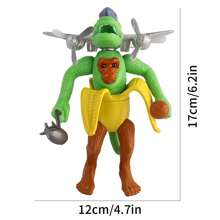 3 件意大利 Brainrot 动作人物套装、Tralalero Tralala Meme 鲨鱼人物、搞笑 Tung Tung Tung Sahur Brainrot、Shark In Sneakers Viral AI Brainrot 动物人物模型 - Italian Brainrot Action Figures - 查看 10