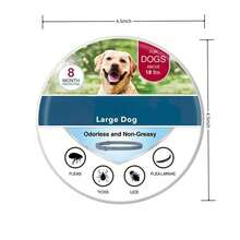 1 Pack Flea & Tick Collar For Large Dogs Over 18 Lbs, 8-Month Protection, Plant-Based Formula, Waterproof & Odorless, Vet-Inspired Design - 1 Pack - 查看 2