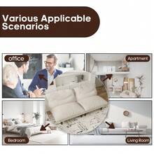 HotPicks 75" Futon Convertible Sofa Bed, Corduroy Loveseat Sleeper Sofa Couch For Living Room Green - Be - Xem 3