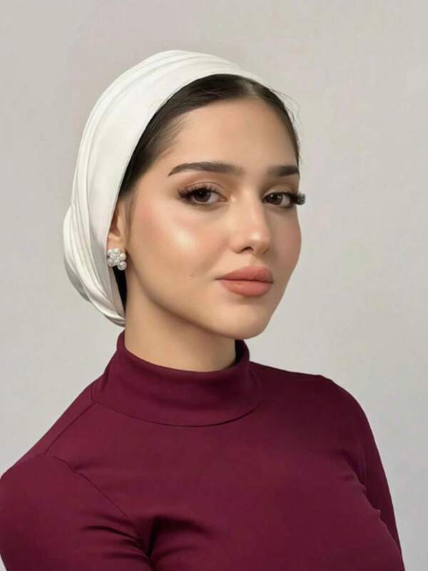1 stuk veelzijdige effen klassieke basic hoofddoek voor dames, verstelbare hoofdband, zachte, comfortabele modaliteitsstof, geschikt voor dagelijkse training, sport en yoga.