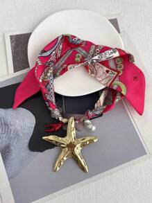 1 pieza Collar de concha, sol y corazón con cinta elegante y de lujo, estilo bohemio y creativo, para dama, hermana, pareja, graduación, regalo, adecuado para uso diario, citas, fiestas, vacaciones, verano y playa