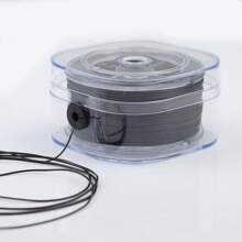 36/60/80/100/120m Cuerda elástica para cuentas - Cordón elástico transparente, línea de cristal de 0.5-1.0mm, para pulseras DIY, collares y accesorios de manualidades, caja de almacenamiento portátil