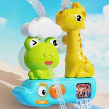 Interaktywna zabawka do kąpieli dla niemowląt - wielokolorowy plastik, wielofunkcyjna zabawka do kąpieli, idealna do zabawy w kąpieli, idealny prezent na Boże Narodzenie, urodziny, Halloween