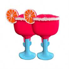 2/4pcs Beach Towel Windproof Clips, Summer Portable Plastic Clothes Pegs In Parrot, Watermelon, Flamingo, Ice Cream, Pineapple, Cactus, Coconut Tree Patterns, Fit For Beach Chair, Patio, Pool, Holds Cartoon Sunglasses, Cocktail Glass, Towel, Decorative Clip For Home (Cute Style)