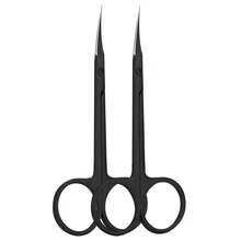 2/4Pcs Curved Cuticle Scissors Precision Manicure Scissor Nail Cuticle Trimmer Professional Stainless Steel Nail Scissors For Nail Care Tool Cuticle Cutter Small Scissors - Multicolor - View 12