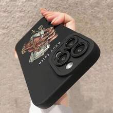 Cool Big Hand Holding Banknotes Print Pattern Fashion  Suitable For Iphone 16Pro 15 14 13 12 11 X Xr Xs Xsmax Pro Max Black Angel Eye Soft Case - With Precise Holes,Suitable For IPhone 17 Air - màu đen - Xem 6