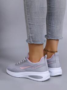 STEPREACH 2025 Autumn Women's Autumn/Spring Fashion Sneakers, Breathable Lightweight Non-Slip Casual Athletic Shoes, Flat