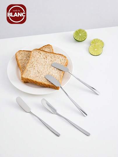 2 件不锈钢黄油刀、黄油刀、果酱刀、黄油抹刀、果冻涂抹器、蛋糕装饰工具、加热黄油涂抹器、奶酪刀、融化黄油涂抹器、黄油卷发器、奶酪和奶酪刀、奶油甜点刀、沙拉酱涂抹器、厨房、圣诞节礼物返校