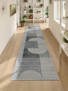 1pc Brown Contemporary Minimalist Style Crystal Velvet Carpet, 850g/M², Rectangular, Non-Slip Washable, Suitable For Home Decor, Living Room, Kitchen, Dining Room, Office, All Season