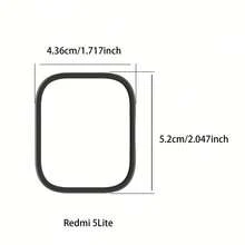 2 件 Redmi Watch 5 Active PC 保护壳，适用于 Redmi 5 Lite 手表的镂空替换壳盖，时尚个性化 - 透明色+銀色[鏤空殼] - 查看 8