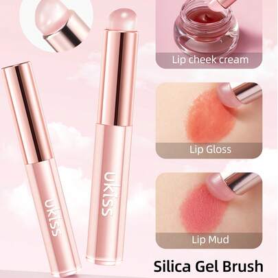 ukiss Cọ môi silicon, cọ trang điểm đa năng có nắp đậy, thích hợp để thoa đều son môi, son dưỡng và son bóng, chất liệu silicon mềm mại, hợp vệ sinh, tiện lợi và dễ làm sạch, giúp môi thêm hồng hào, thích hợp làm quà tặng.