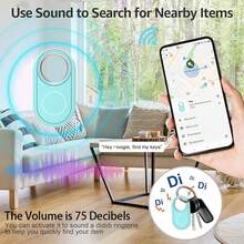 RSH 4 Packs Smart Tag For Android, Wireless Smart Tracker, Works For Google Find My App (Only For Android), Worldwide Positioning Device, For Keys, Bags, Wallets, Pet, Bicycle, Elderly, Suitcases(Mobile Phone System Requinements: Requires Android 9 Or Later) - Multicolor - View 4