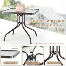 Outdoor Table & Chair Sets - Beige - View 4